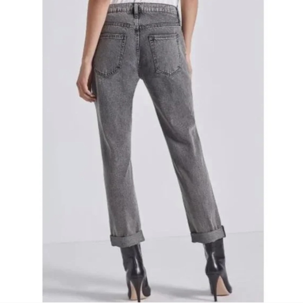 Current/Elliott Fling Jean Boyfriend Jean in Metal Gray